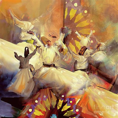 Sufi Dance Art 34 Painting By Mawra Tahreem Pixels