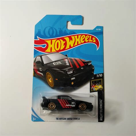 Hot Wheels 96 Nissan 180SX Type X Shopee Malaysia