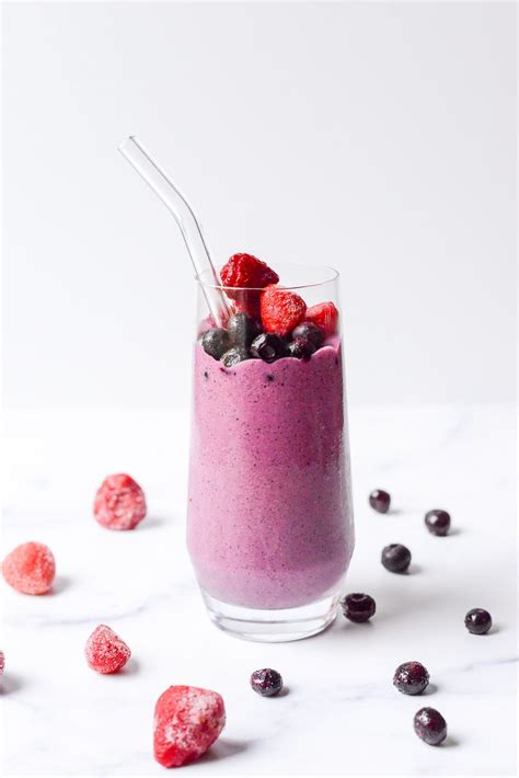 Berry Protein Smoothie - Real Food Whole Life