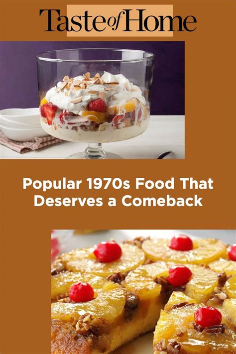 Popular 1970s Food That Deserves A Comeback Food Cooking And Baking