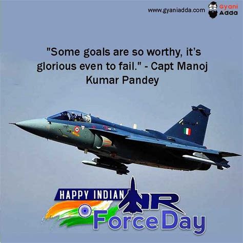 Indian Air Force Day Quotes And Wishes Theme