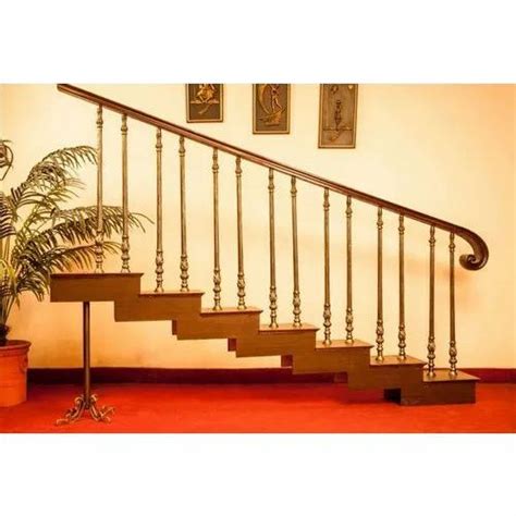 Brown Wooden Stair Railings at Rs 1500/sq ft in Jaipur | ID: 22624959297