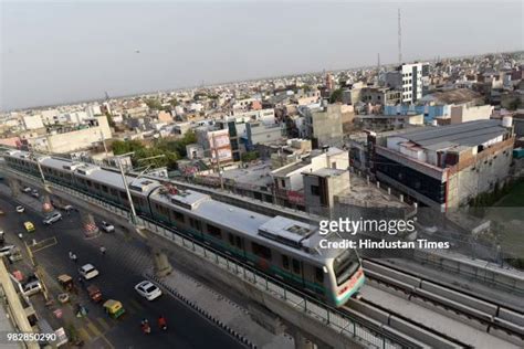 Bahadurgarh City Metro Station Photos and Premium High Res Pictures ...