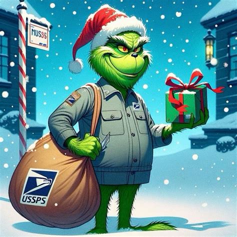 Grinch Mail Man Grinch Characters Grinch Grinch Christmas