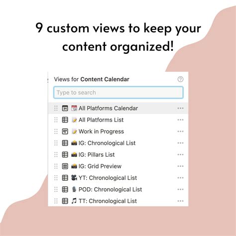 Notion Content Calendar — Katie Steckly