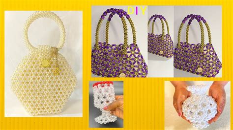 HOW TO MAKE A BEADED BAG BEADED BAG DESIGNS LATEST BEAD BAGS YouTube