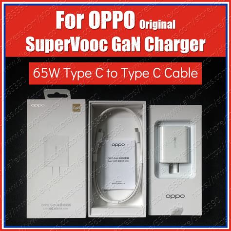 Vca Jcch Gan W Oppo Super Vooc Usb C To Type C Charger Power