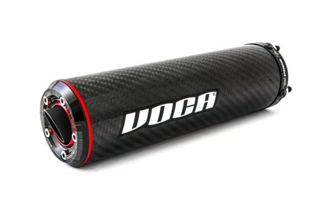 Silencer Evo Voca Carbon Look Red Plate MAXISCOOT