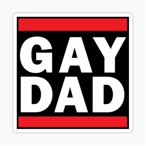 GAY DAD Sticker By LPDesignsUK Redbubble