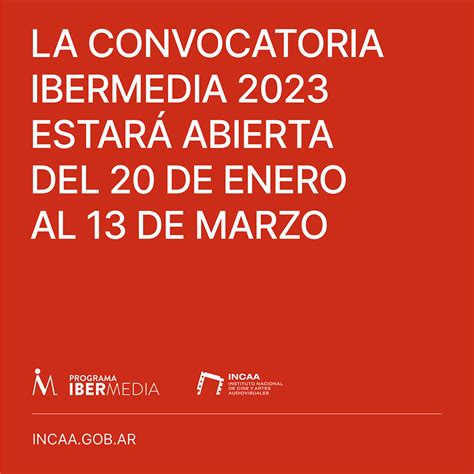 Abrió la convocatoria IBERMEDIA 2023