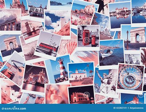 Travel In Europe Collage Stock Photo Image 42282141