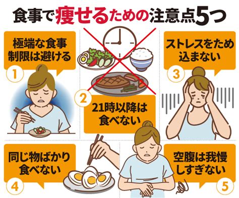 痩せるためには食事管理が重要！健康的に体重を減らすポイントを解説