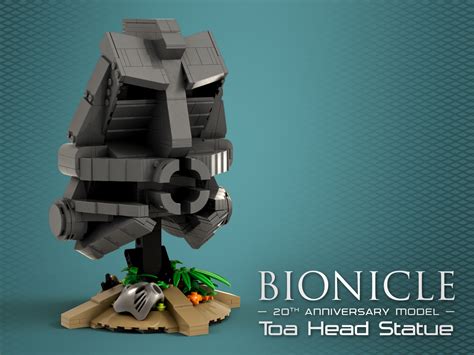 Lego Ideas Bionicle Toa Head Statue