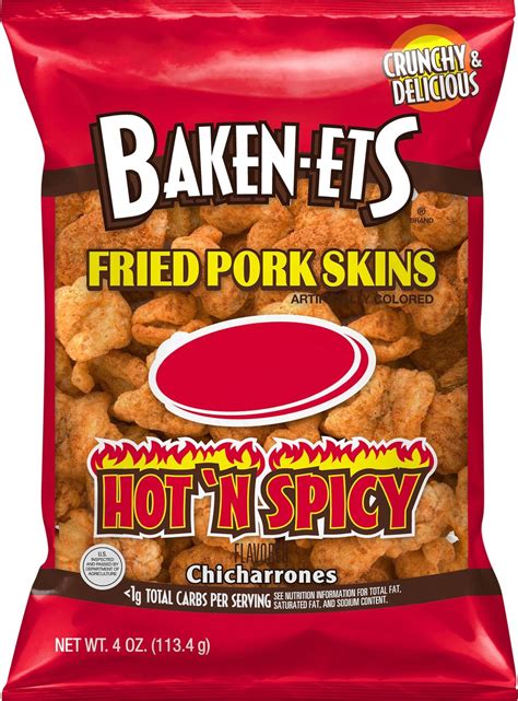 Baken Ets Chicharrones Flavored Fried Pork Skins Hot N Spicy Oz Oz Shipt