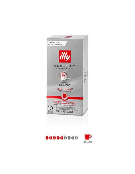 Kava Illy Nespresso Kompatibilne Kapsule Classico Lungo Kom