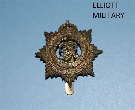 Royal Army Service Corps Cap Badge Gv Post 1919 Elliott Military