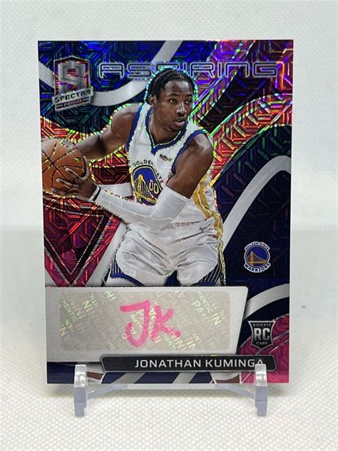 2021 22 Panini Spectra Basketball ASPIRING Pink Auto 25 JONATHAN