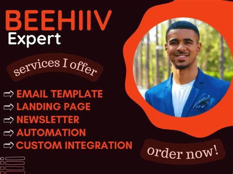 Beehiiv account setup, Beehiiv newsletter template, Beehiiv landing ...