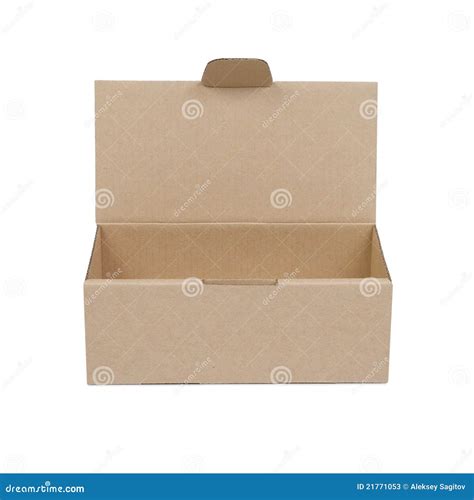 Open Cardboard Box Royalty Free Stock Photography Cartoondealer