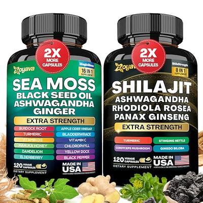 Zoyava Dynamic Vitality Bundle Sea Moss Mg Black Seed Oil Mg