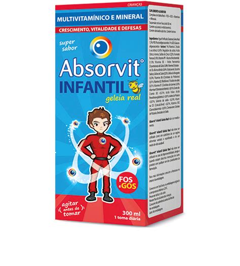 Bula Bula Infantil Pequeno - Bula Absorvit Infantil Geleia Real