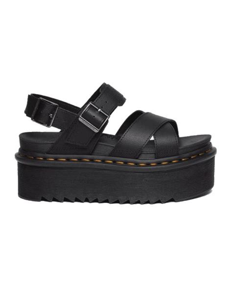 Dr Martens Voss Ii Quad Black Sandal Lyst