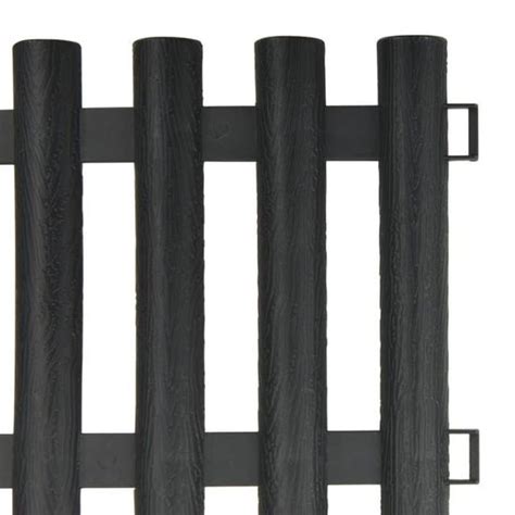 Bordures De Pelouse 17 Pcs Anthracite 10 M PP YOSOO 0D010O01314682