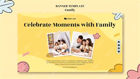 Free PSD | Family day banner template