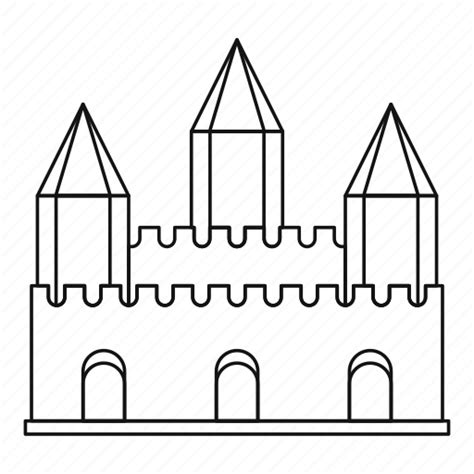 Castle Outline Png