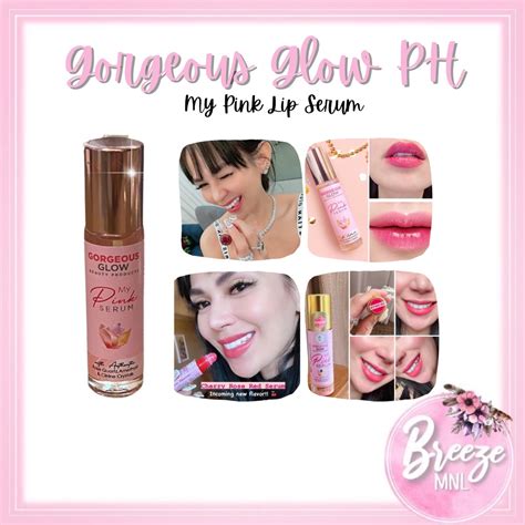 Gorgeous Glow My Pink Lip Serum Magic Lipgloss Liptint Clearance