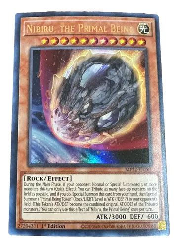 Yugioh Nibiru The Primal Being Mp Ultra Mercadolibre