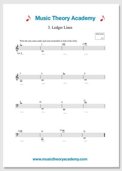 Music Theory Worksheets Music Theory Academy Worksheets Library