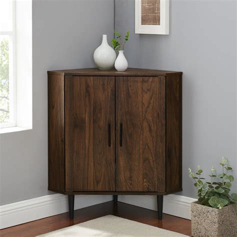 Nora 30 2 Door Corner Accent Cabinet Walker Edison