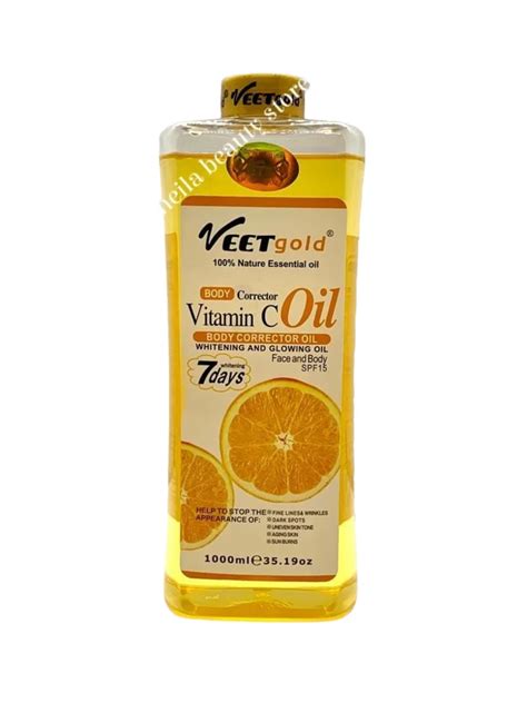 Veetgold Vitamin C Glowing Body Corrector Oil 1000ml