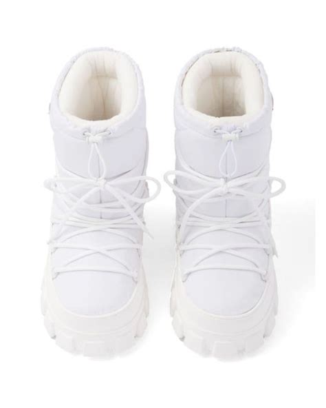 Prada Nylon Gabardine Après Ski Boots in White for Men Lyst