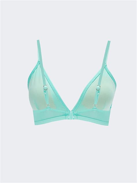 YEŞİL Kadın Düz Bikini Üst S3AB17Z8 DR9 LCW