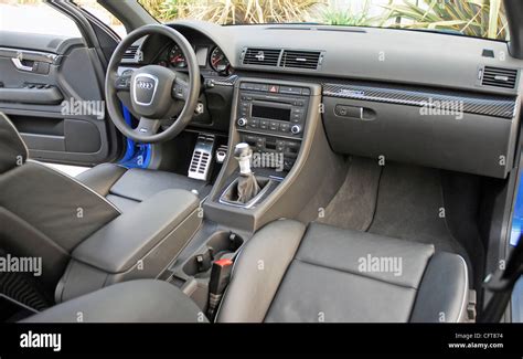 Interior 2007 Audi RS4 Stock Photo - Alamy