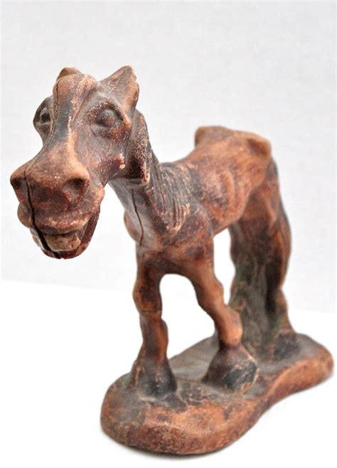 Vintage Old Nag Wood Horse Hard Life By Milnermercantile