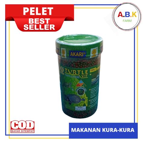 Jual Makanan Kura Kura Pelet Kura Kura Brazil Akari Turtle Vit Gr