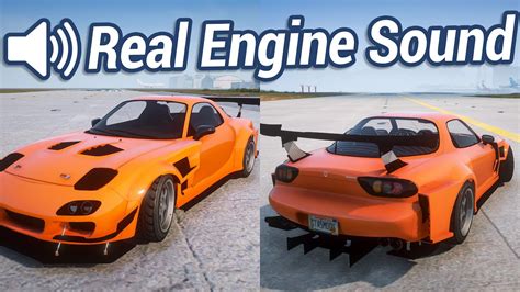 GTA 5 ZR350 Zinxy Widebody Mazda RX 7 Realistic Engine Sound