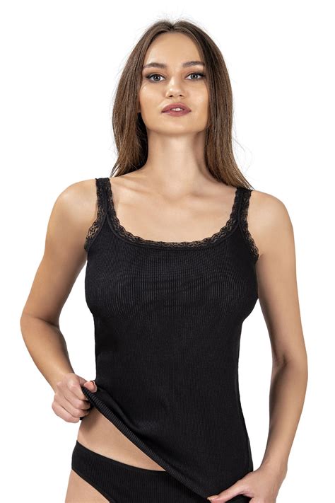 Kadın Siyah Pamuklu Likralı Kaşkorse Bikini Takımı 576Külot