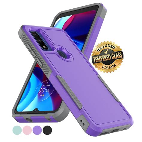 For Moto G Pure G Power Case Full Body Shockproof Cover With A