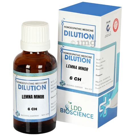 Ldd Bioscience Lemna Minor Dilution 6 Ch Buy Bottle Of 30 0 Ml