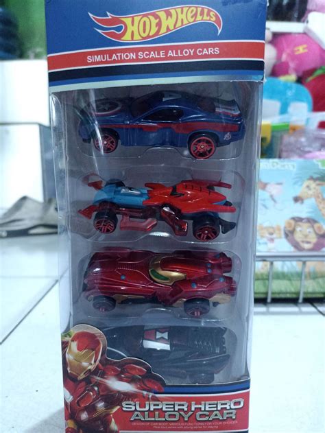 Hot Wheels Marvel Set Pcs Lazada Indonesia