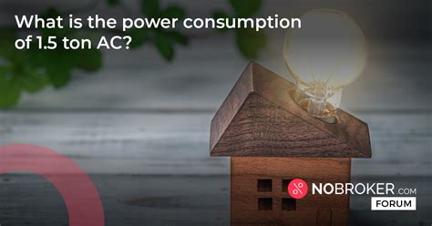 What is the 1.5 Ton AC Electricity Consumption