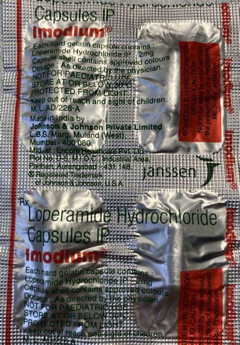 Imodium Original Mg Capsules X Pack Ebay