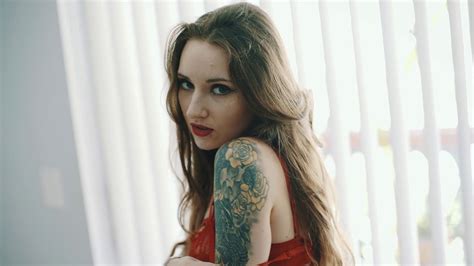 Sexy Red Head Girl In Lingerie Youtube