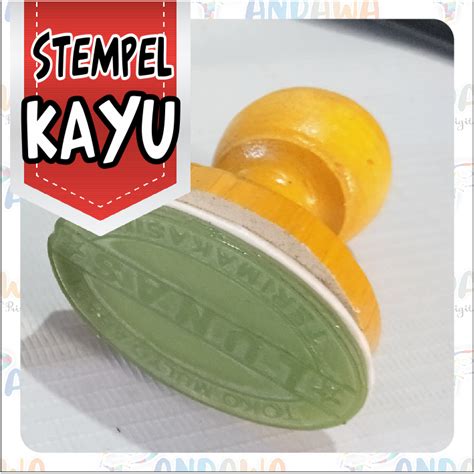 Jual Stempel Kayu Custom Segala Ukuran Free Desain Stempel Usaha