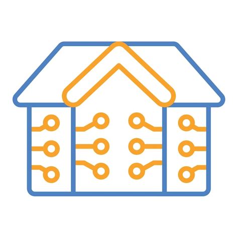 Premium Vector Smart House Icon