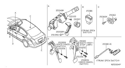 Nissan Altima 2007: Visualizing its Parts with an Easy-to-Use Diagram